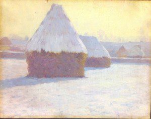 Haystacks by Guy Rose