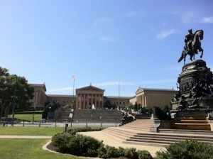 Exterior of Philadelphia Museum of Art