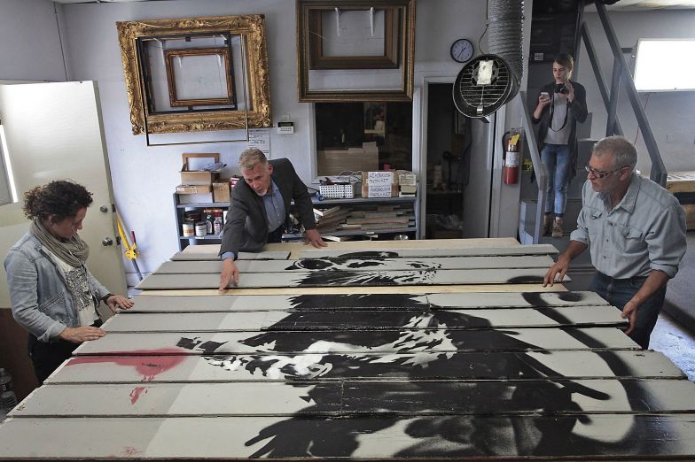 Fine Art Conservation Laboratories helps to save mural by Banksy