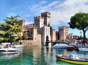 Sirmione castle, next to Lonato del Garda