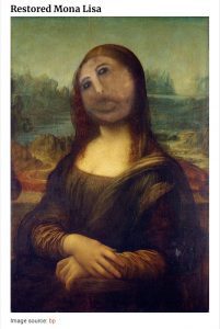 Restored Mona Lisa