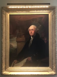 A portrait of George Washington, painted around 1800