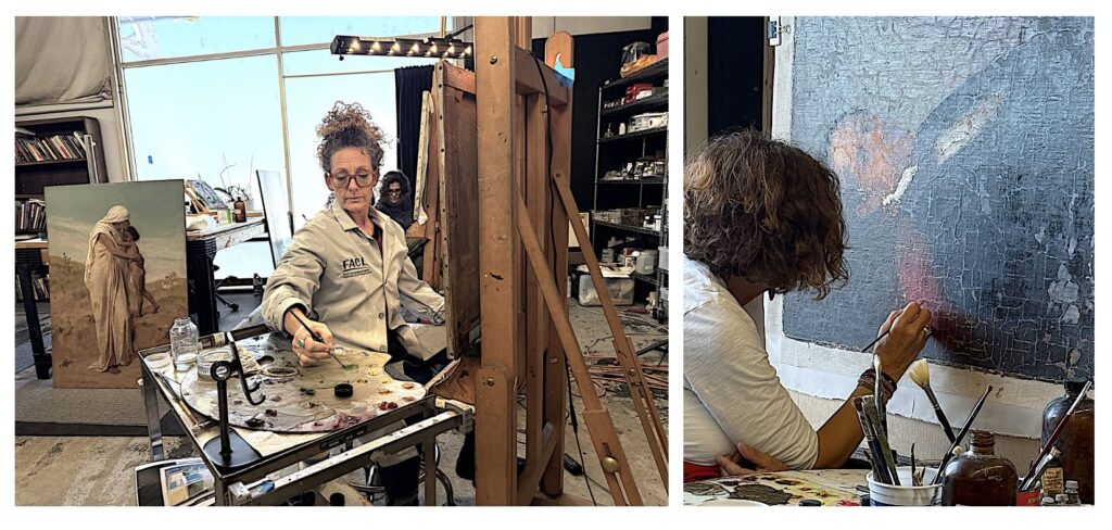 Careful inpainting requires color matching, not repainting... this is n to a "creative-artistic" process!!