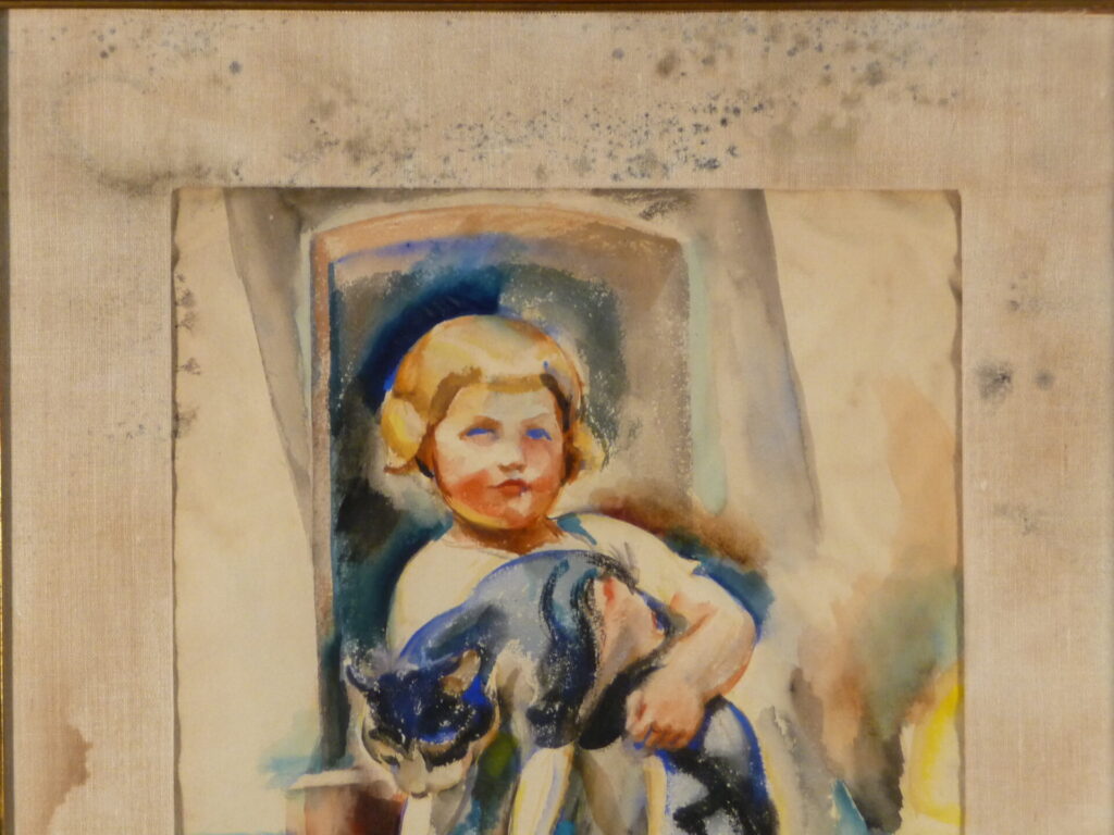 water color damage in storage